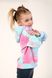 Hoodie for girls, pink, 03-01104-1, 128, Fashion toddler