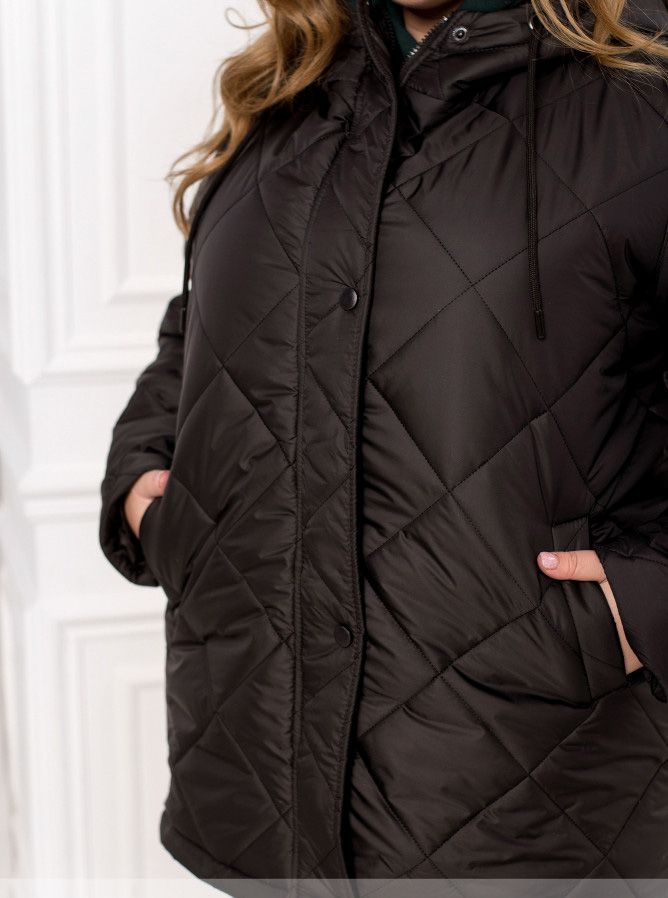 Купити Куртка жіноча №230-Чорний, 62-64, Minova