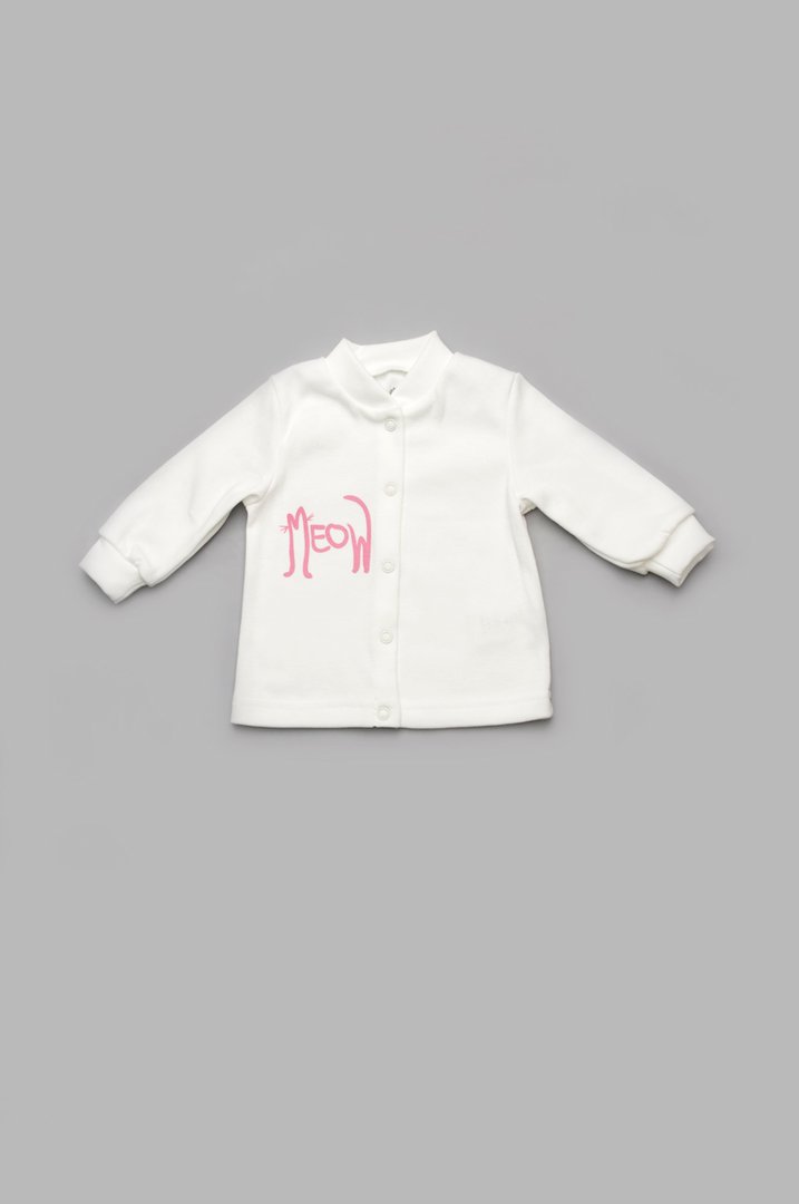 Купити Кофточка для малюка, Молочний - рожевий, 301-00058-1, р. 80, Модний карапуз