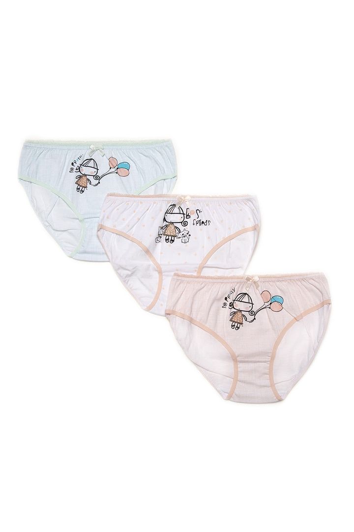 Buy Panties for girls, Print and mix, G-234SD, 122-128, Lama