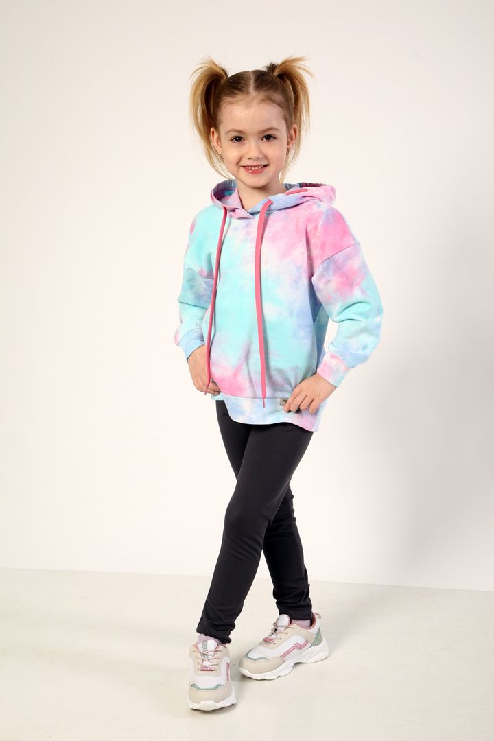 Buy Hoodie for girls, pink, 03-01104-1, 128, Fashion toddler