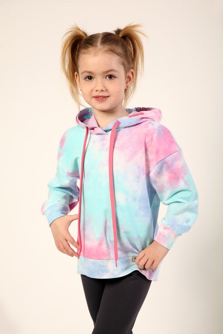 Buy Hoodie for girls, pink, 03-01104-1, 128, Fashion toddler