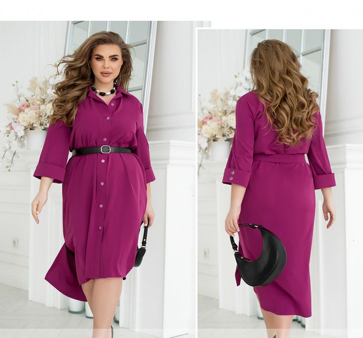Купити Dress №2505-Fuchsia, 66 - 68, Minova