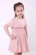 Платье повседневное для девочки, Розовый, 03-01074-0, 86, Модный карапуз