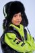 Buy Hat with ear flaps, Pobeda, black/yellow,58-60, FG-002, Fiona