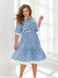 Платье №247-Голубой, 50-52, Minova