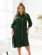 Velvet dress No. 2407-dark green, 48-50, Minova