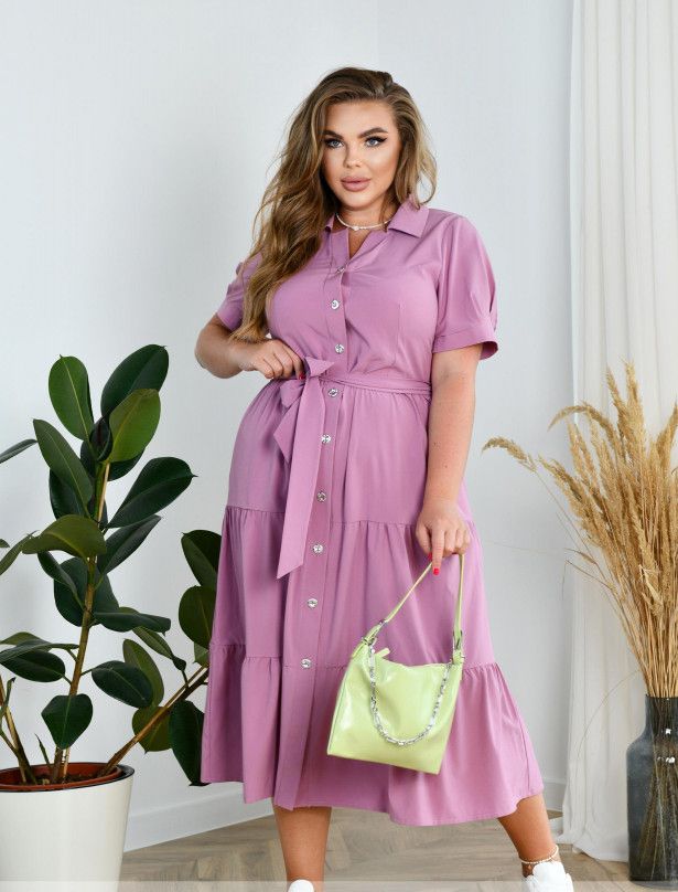 Buy Dress №21-93-Pink, 64-66, Minova