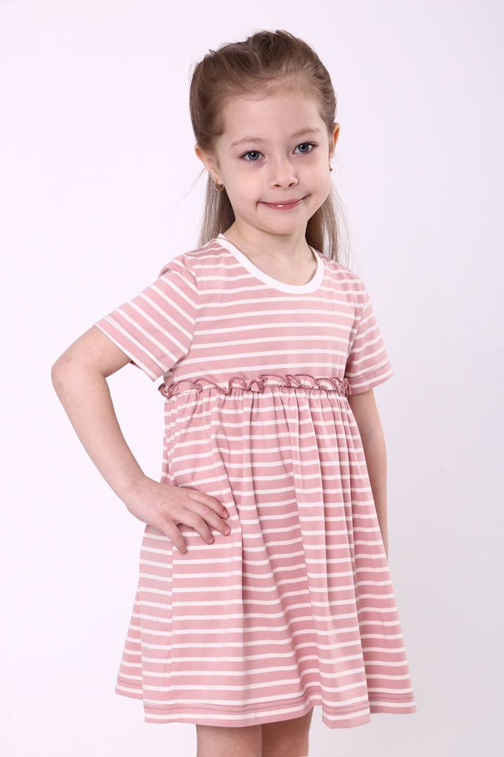 Купити Сукня повсякденна для дівчинки, Рожевий, 03-01074-0, 110, Модний карапуз