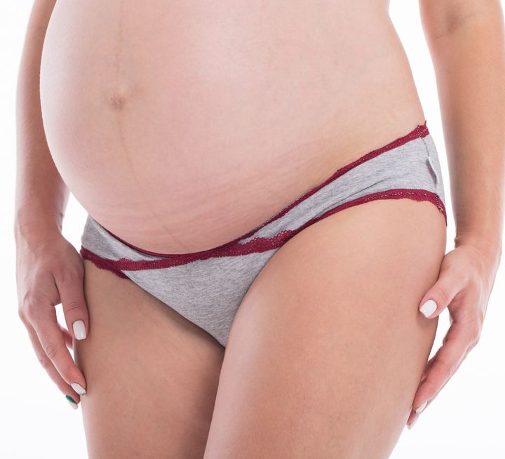 Buy Panties for pregnant women, Grey-burgundy 46, 4002, Kinderly