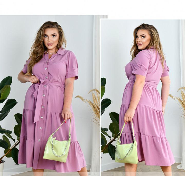 Buy Dress №21-93-Pink, 64-66, Minova