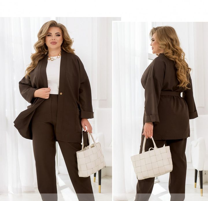 Buy Suit №2350-Brown, 66-68, Minova