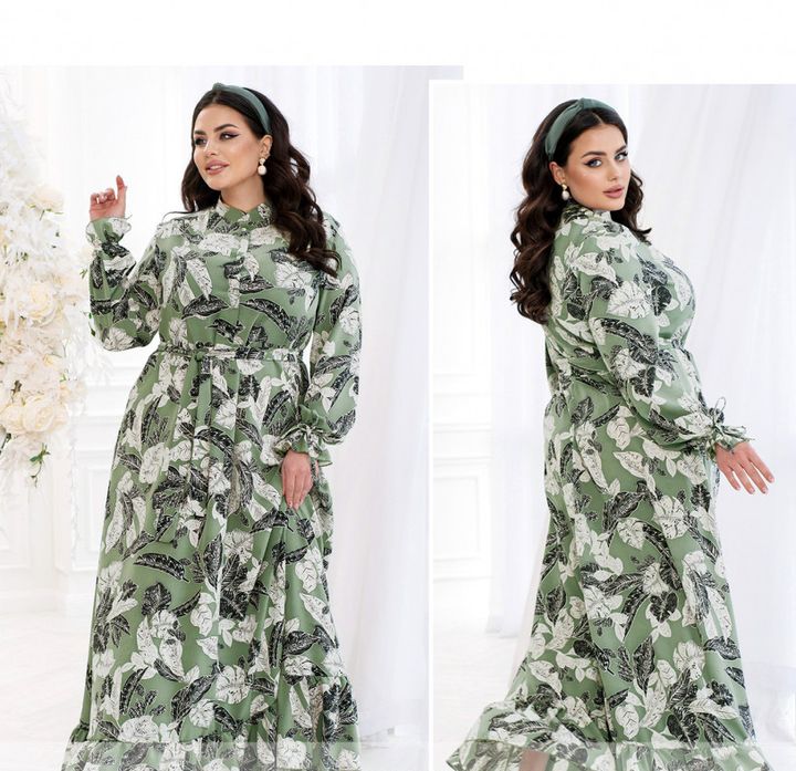 Buy Dress №8636-1-Green, 60, Minova