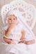Buy Beautiful baptismal set for a girl (without kryzhma), White, 0 months,62, 03-00583, Fashion toddler
