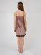 Silk nightgown with lace, Bronze 38, F50071, Fleri