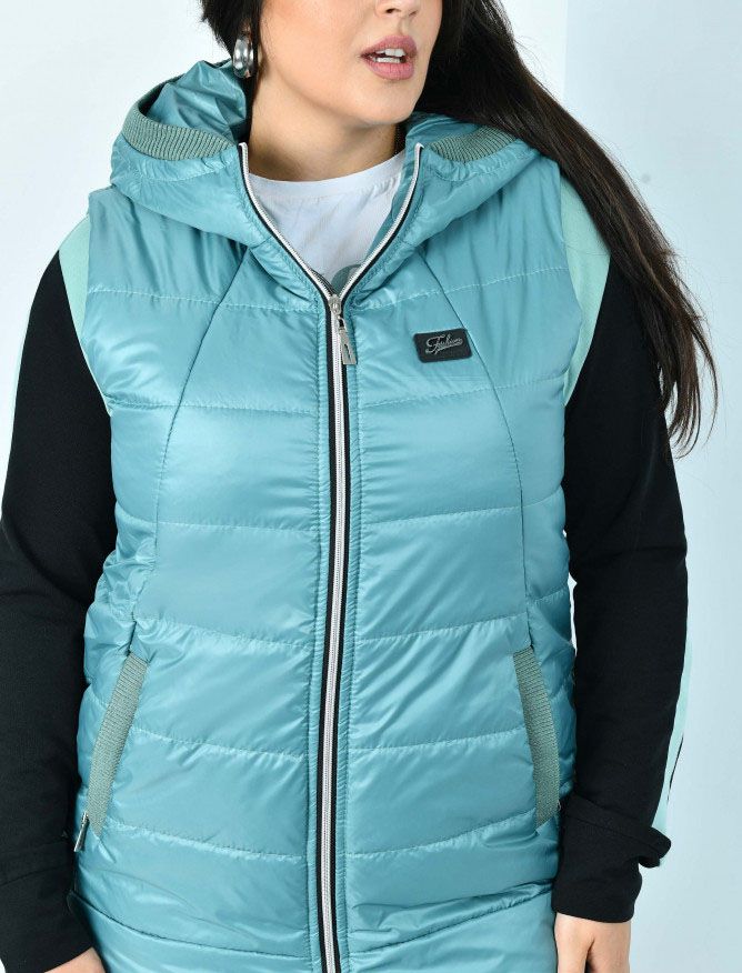 Buy Women's warmed vest No. 8-219-olive, 62-64, Minova
