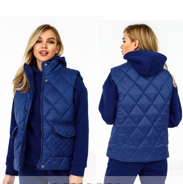Buy Women's quilted vest No. 2198-electrician, 48, Minova