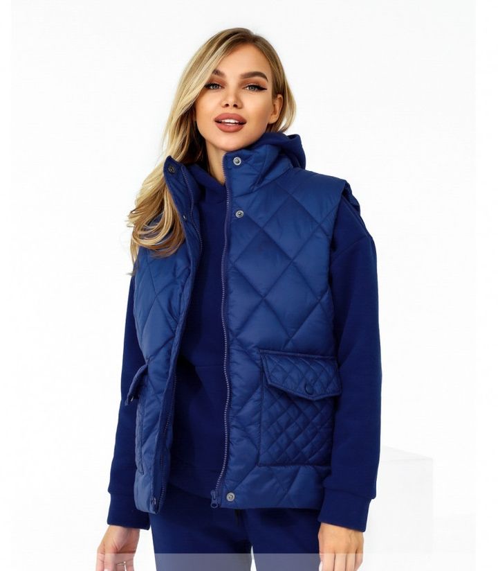 Buy Women's quilted vest No. 2198-electrician, 48, Minova