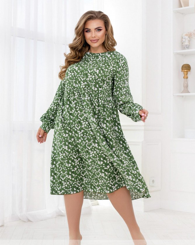 Buy Dress №2440-Khaki, 66-68, Minova