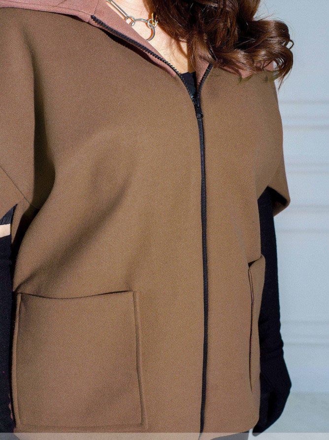 Buy Women's coat №1131-Cappuccino, 64-66, Minova