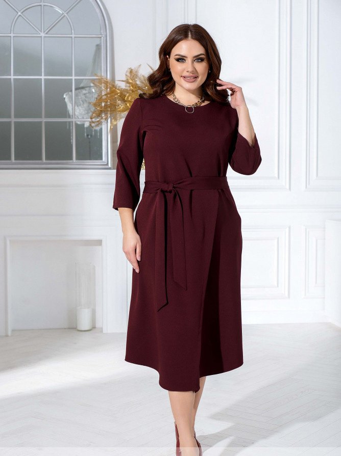 Buy Dress №2353-Bordeaux, 66-68, Minova