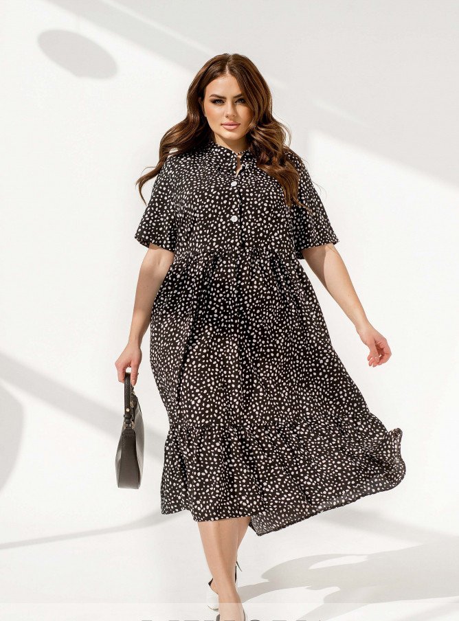 Buy Dress №1153B-Black, 9XL-10XL, Minova