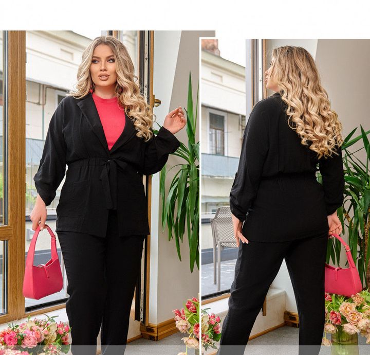 Buy Suit №2358-Black, 66-68, Minova