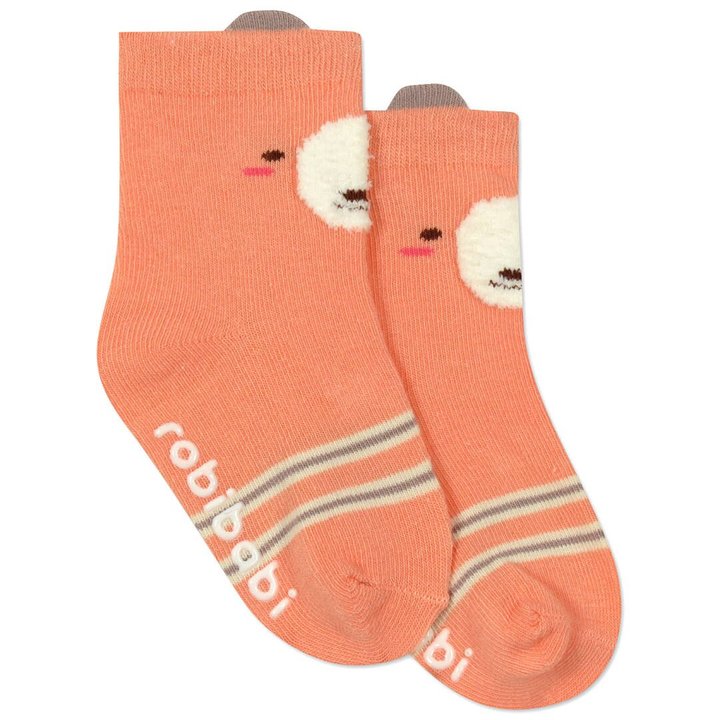 Купити Дитячі антиковзні шкарпетки "Мишка" 45798 Персиковий, 2-48 м., Berni