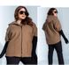 Women's coat №1131-Cappuccino, 56-58, Minova