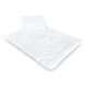 Набор в кроватку Медвежонок, одеяло и подушка, белый, 8-12824
