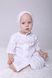 Christening set with lace for a boy, 03-01011-0, 68, White and milky, Fashionable toddler