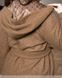 Women's demi-season coat No. 1124-cappuccino, 48-50, Minova