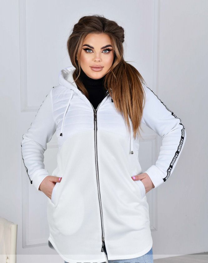 Buy Jacket №8-185-White, 62-64, Minova