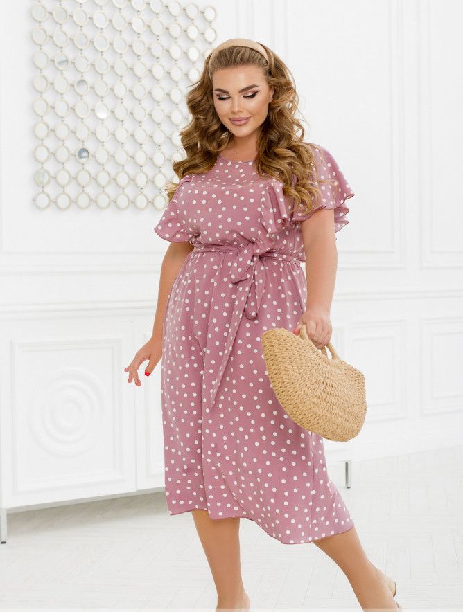 Buy Dress №2458-pink, 66-68, Minova