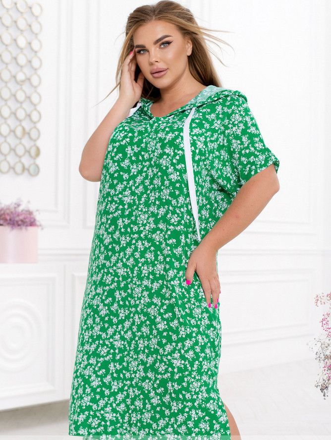 Купить Платье №2462-Зеленый, 66-68, Minova