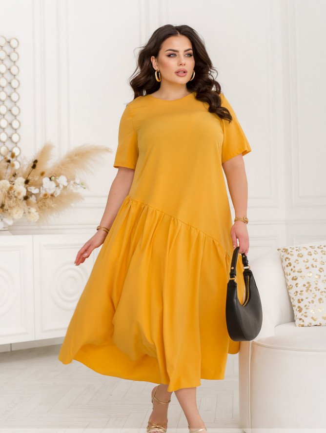 Buy Dress №2364-Yellow, 66-68, Minova