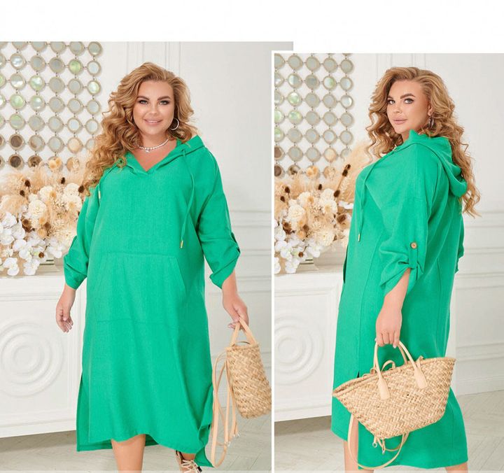 Купить Платье №2384-Зеленый, 66-68, Minova