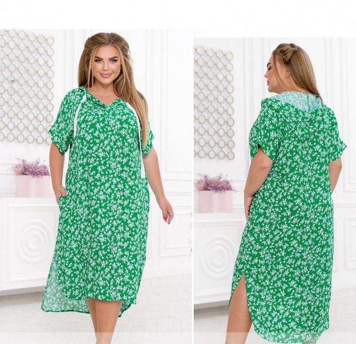 Buy Dress №2462-Green, 66-68, Minova