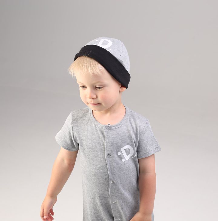 Buy Cap with euro rubber band, Grey-black, 1023, 86, Kinderly