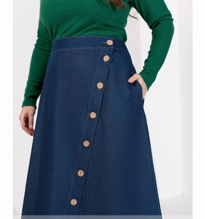 Buy Skirt №2341-Blue, 56-58, Minova