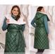 Women's quilted vest No. 2312-green, 48-50, Minova