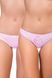 Panties for women, set, 2 pcs., pink, 38, F20022, Fleri