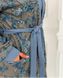 Women's home suit, 3 pcs, Women's pajamas №2237, grey, blue, 50-52, Minova