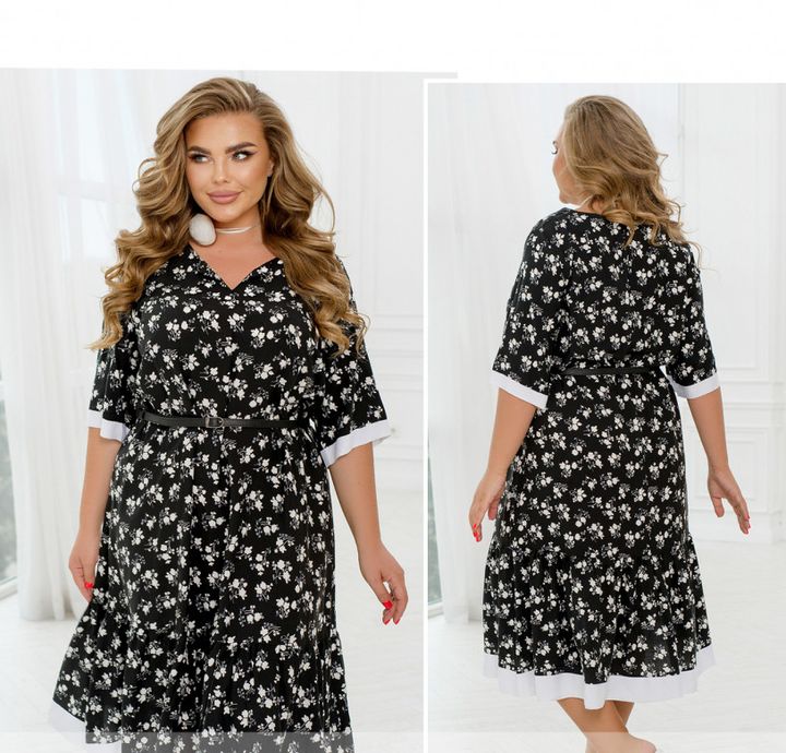 Купить Платье №247-Черный, 62-64, Minova