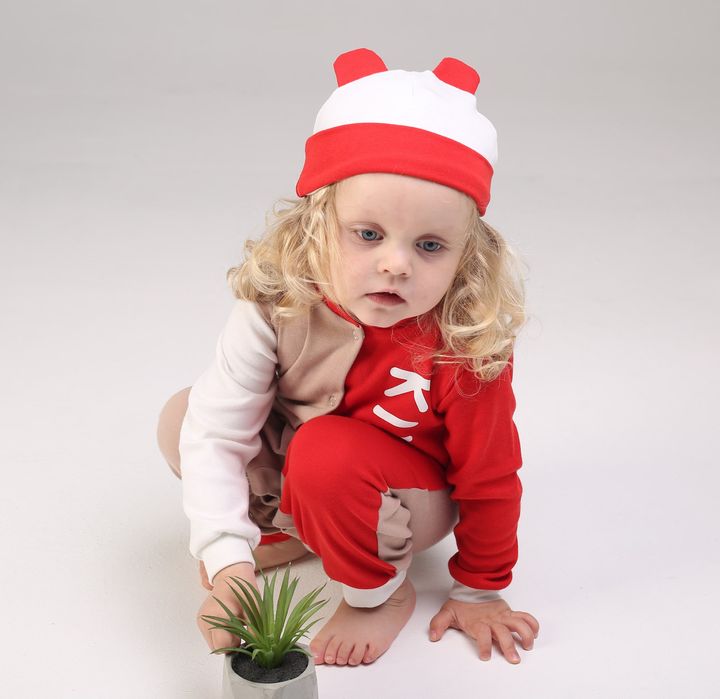 Buy Hat with ears, Milk red, 1022, 86, Kinderly