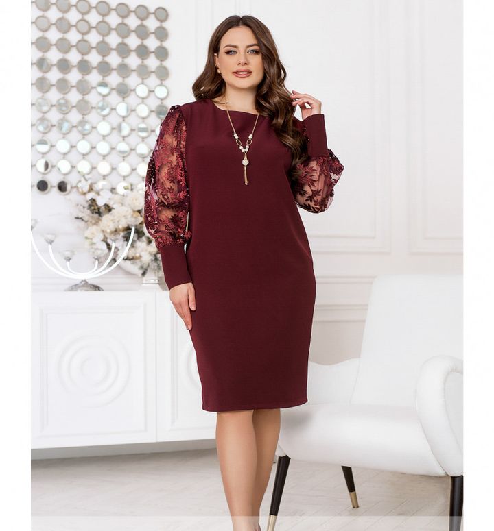 Buy Dress №2330-marsala, 66-68, Minova