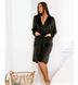 Women's warm dressing gown No. 2101-black, 54-56-58, Minova