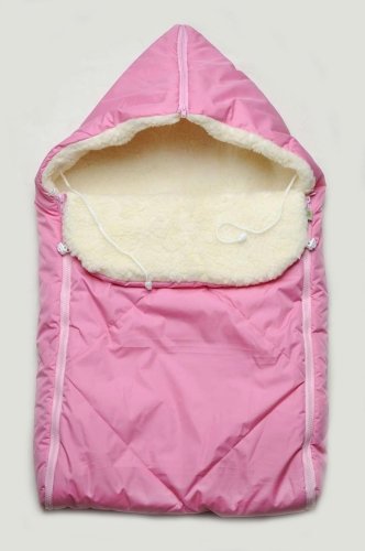 Купить Конверт-мешок зимний "Крошка", розовый, 03-00371, Модный карапуз