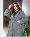 Women's demi-season coat No. 1124-Melange, 52-54, Minova