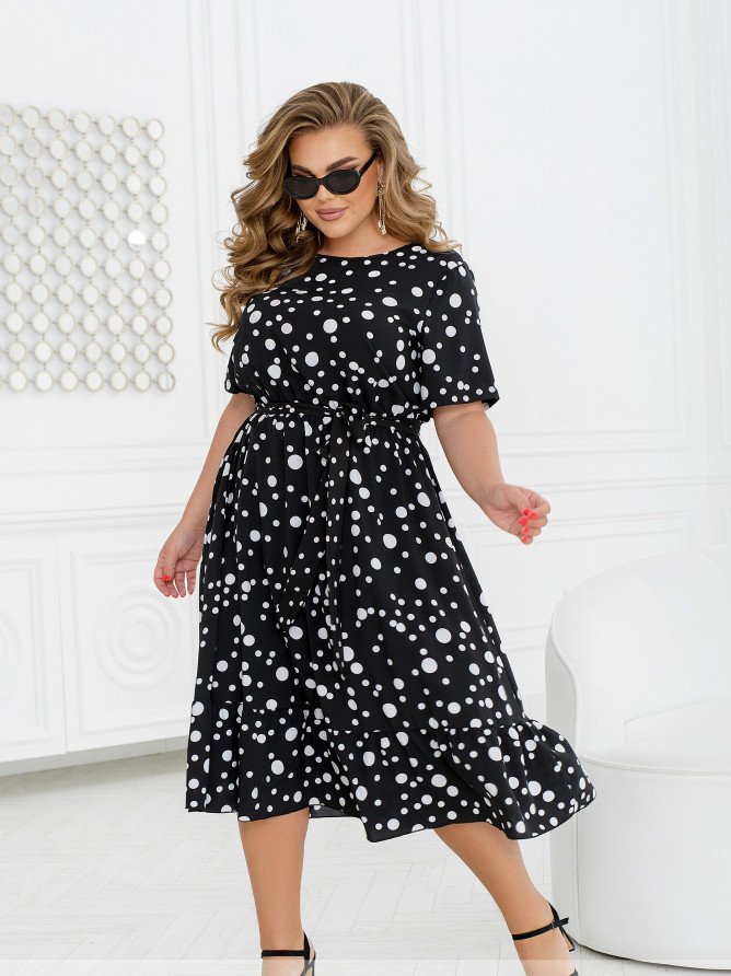 Buy Dress №2460-Black, 66-68, Minova
